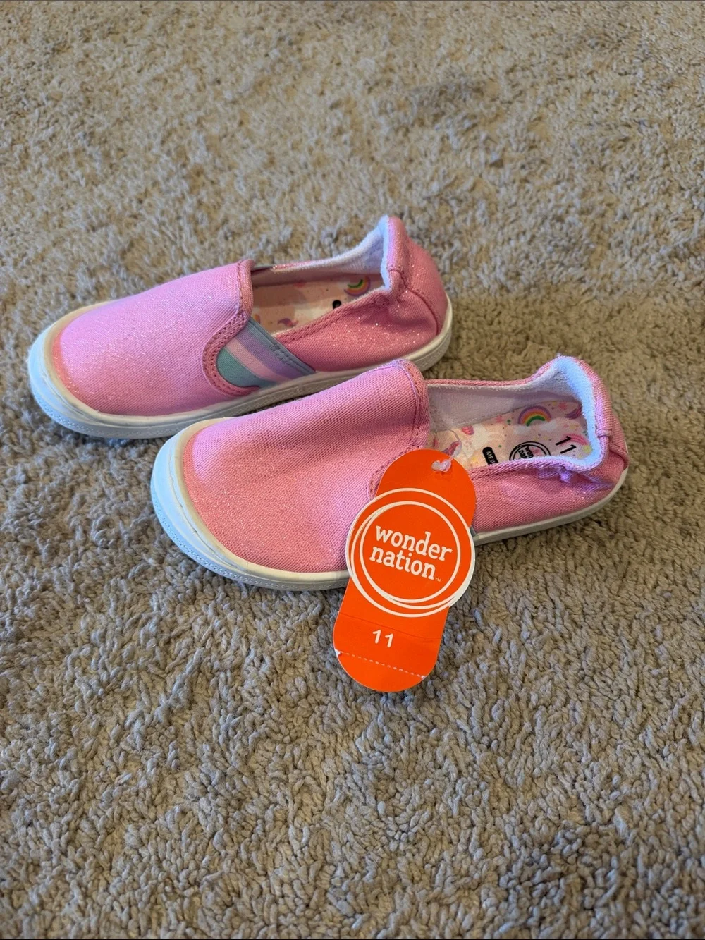New! Girls Size 11 Pink Shoes